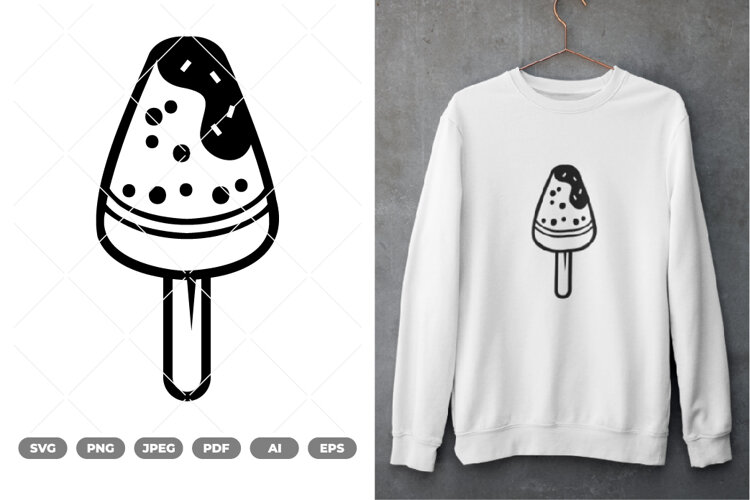 Ice Cream SVG & Clipart example image 1