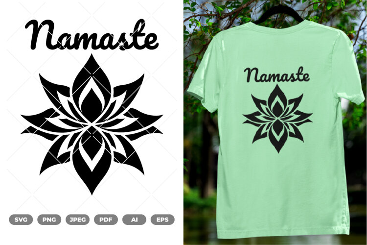 Namaste SVG & Clipart example image 1