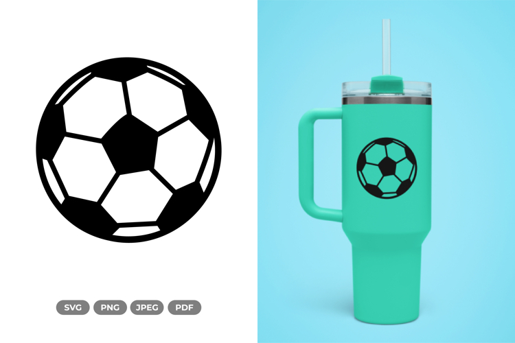 Soccer Ball Doodle SVG & Clipart - Sport Ball Clipart