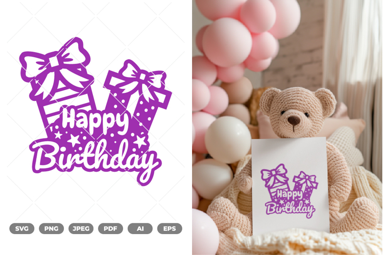 Happy Birthday SVG & Clipart