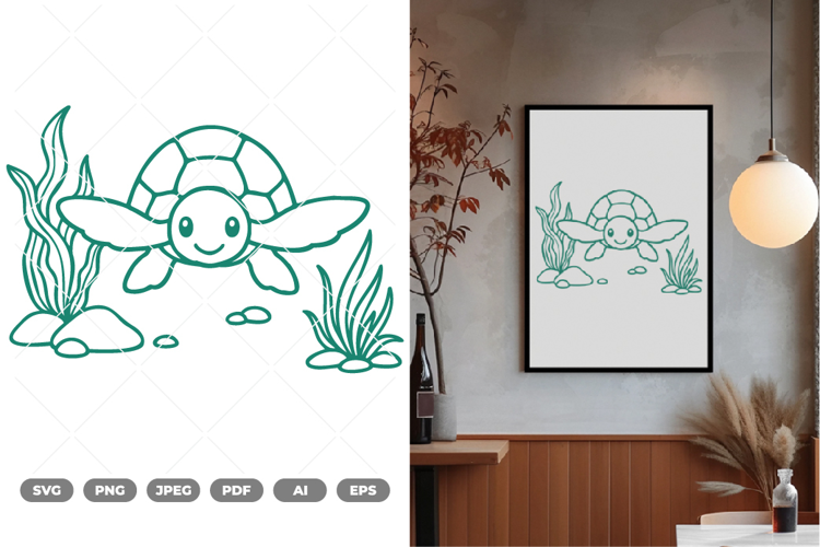 Sea Turtle SVG & Clipart