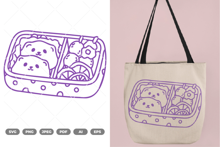 Bento Box SVG & Clipart
