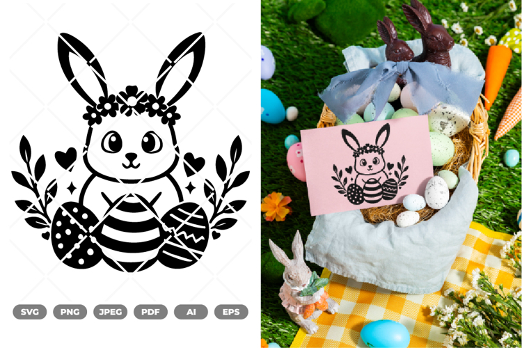 Cute Bunny Svg Image 23