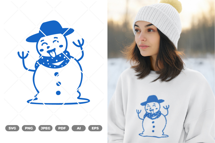 Snowman Illustration Image 24