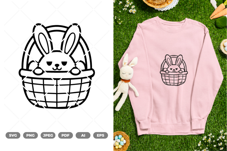 Cute Bunny Svg Image 9