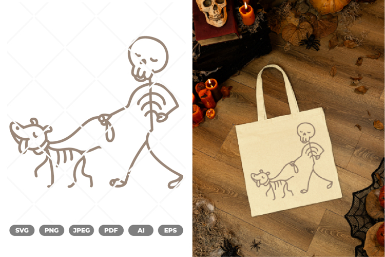 Cat Skeleton Svg Image 14