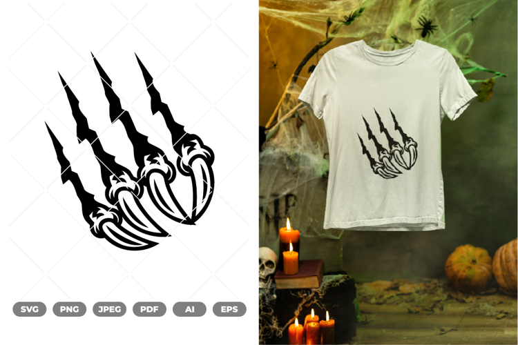 Monster Claw SVG   Clipart