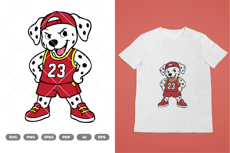 Cool Dog Colored SVG & Clipart