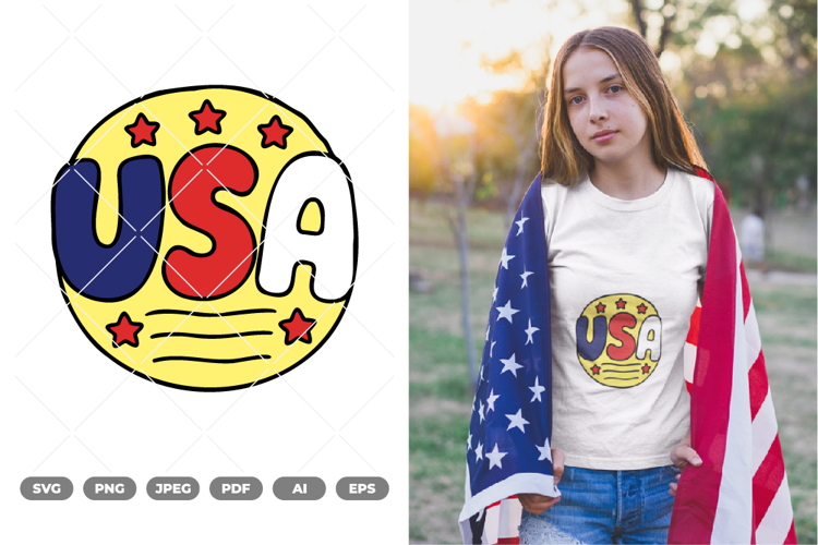 USA Colored SVG & Clipart