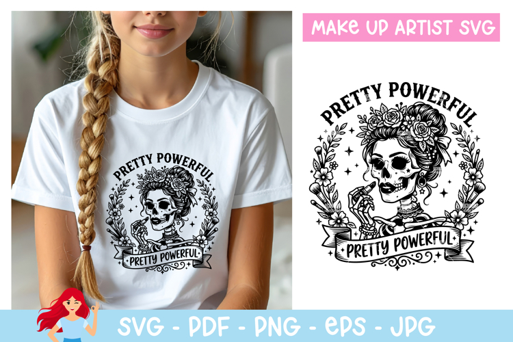 Pretty powerful SVG, Makeup artist inspired svg example image 1