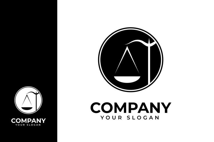 Law firm and attorney logo design