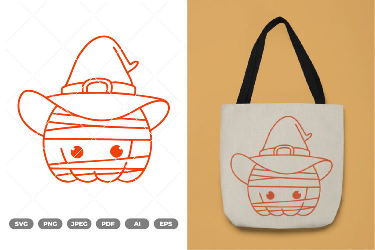 Cute Pumpkin SVG & Clipart example image 1