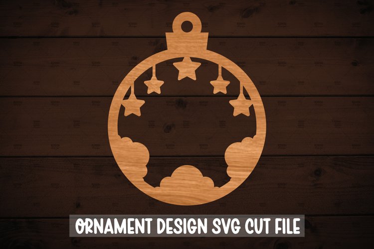 Round Christmas Ornament Svg Image 9