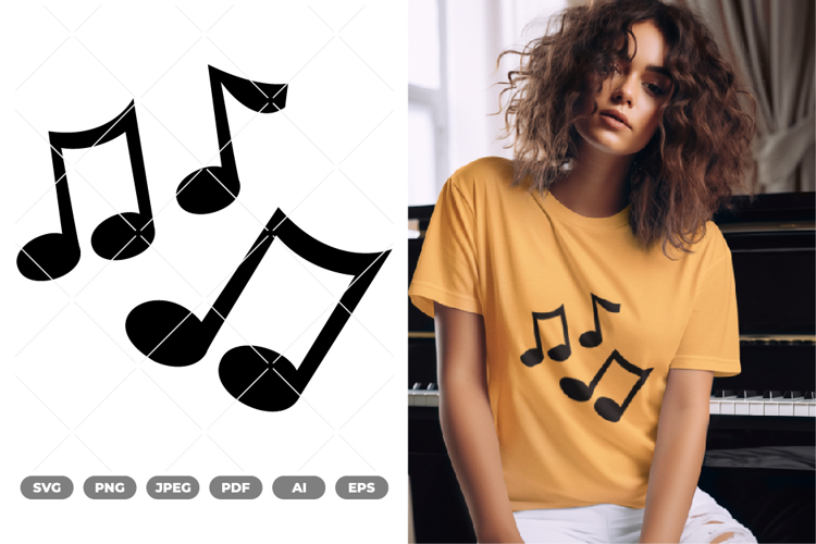 Music Notes SVG & Clipart
