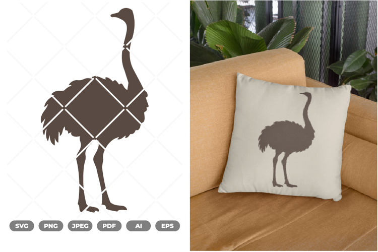 Ostrich SVG   Clipart