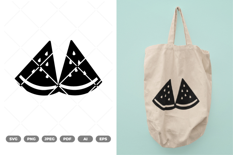 Watermelon Icon SVG   Clipart