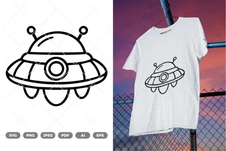 UFO SVG & Clipart