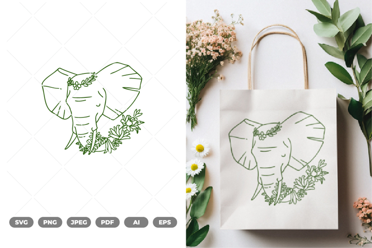 Elephant Vector Image 13