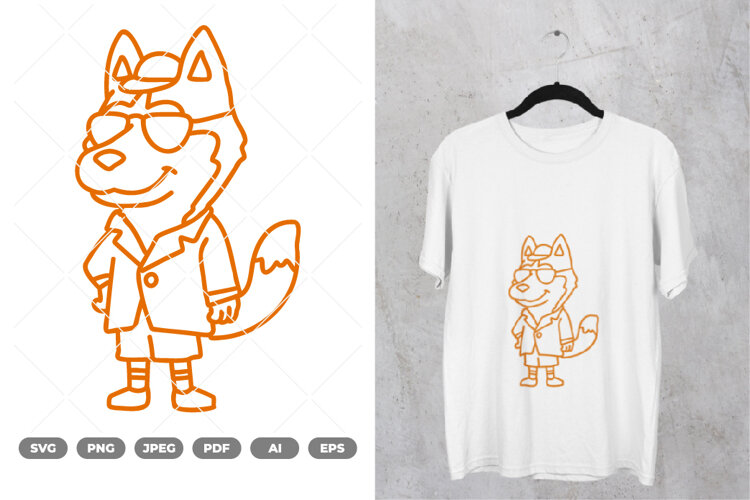 Cool Dog SVG & Clipart example image 1