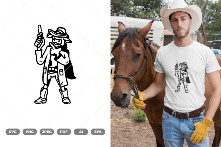 Cowgirl Clipart Image 24