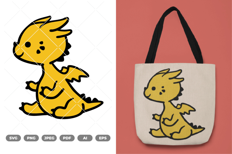 Cute Dragon Clipart Image 24