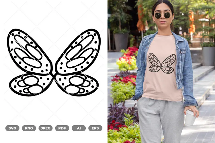 Butterfly Wings SVG & Clipart