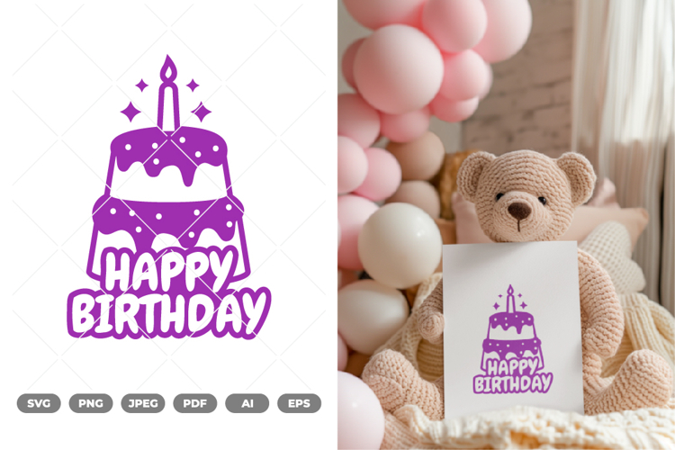 Happy Birthday SVG & Clipart