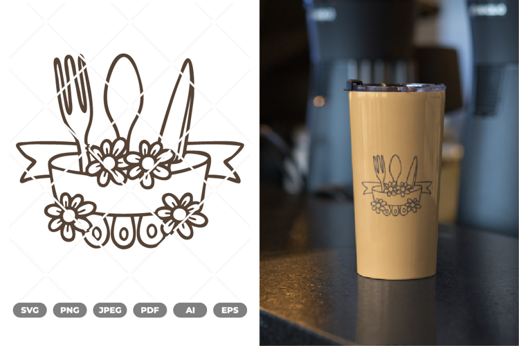 Kitchen Ornament SVG & Clipart