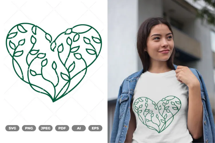 Tree Heart SVG & Clipart