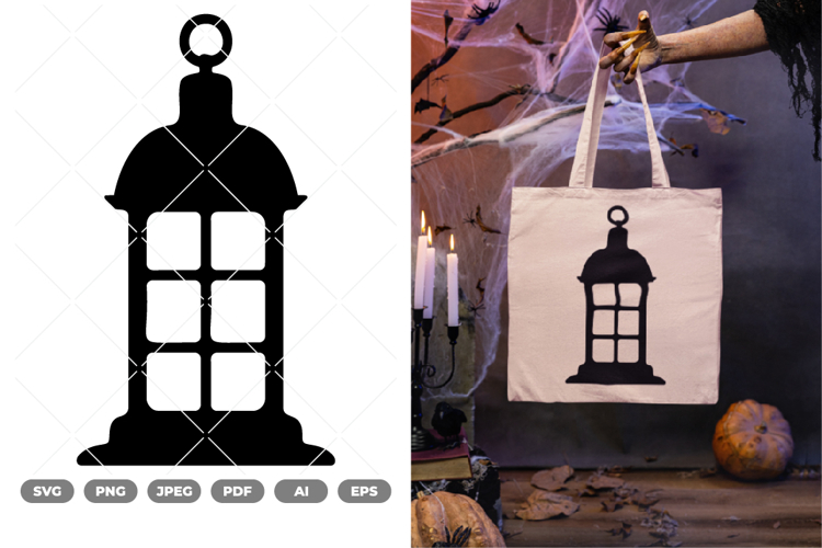 Lantern Silhouette SVG & Clipart