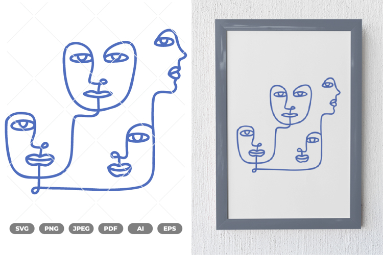 Faces SVG   Clipart