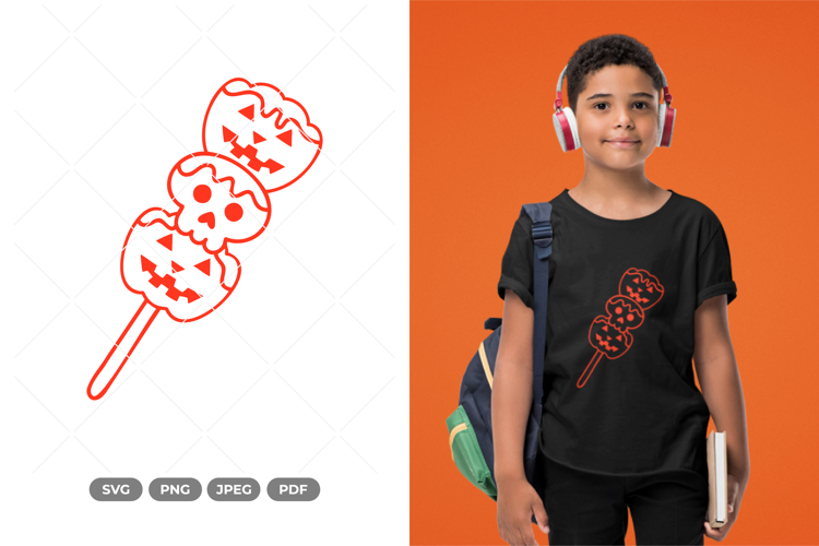 Halloween Ice Cream SVG & Clipart