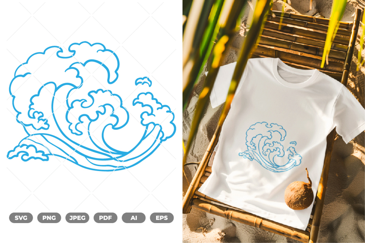 Wave SVG   Clipart