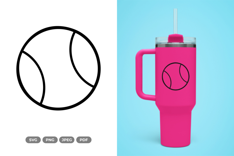 Soft Ball Doodle SVG & Clipart - Sport Ball Clipart