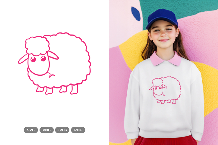 Sheep Illustration Image 4