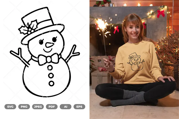 Snowman SVG & Clipart