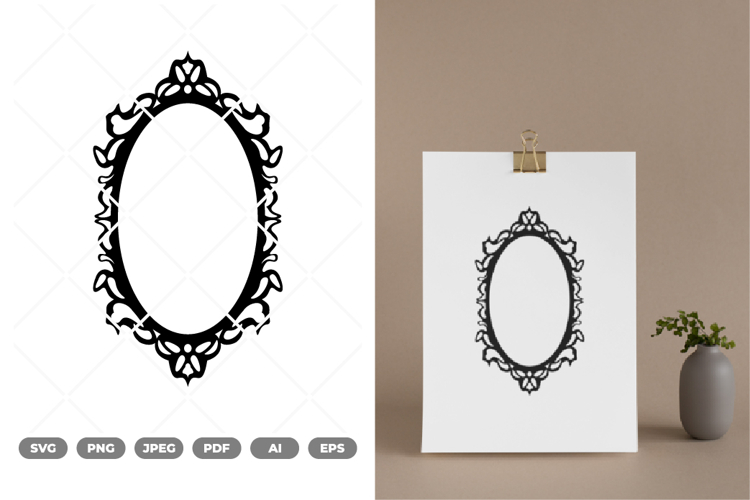 Vintage Frame SVG & Clipart