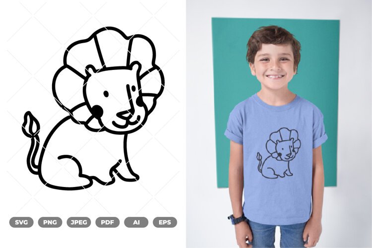 Safari Animal Doodle SVG & Clipart example image 1