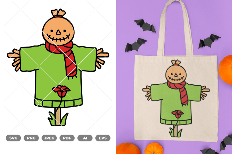 Scarecrow Colored SVG & Clipart