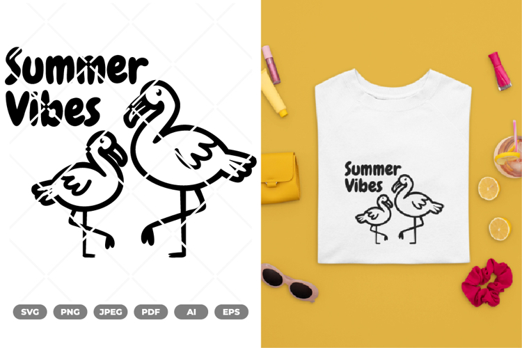 Summer Vibes SVG & Clipart example image 1