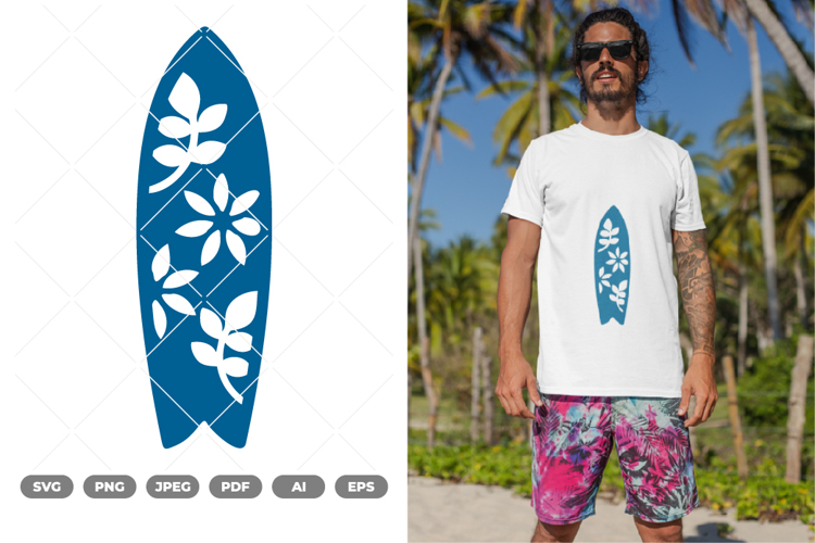 Surf Board Clipart Image 16