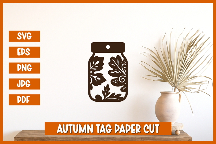 Autumn Gift Tag SVG,Autumn Tag SVG