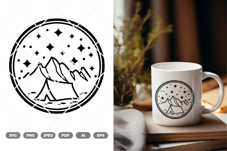 Camp Tent Clipart Image 14