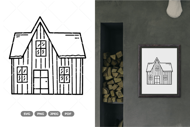 House Doodle SVG & Clipart (6662821)