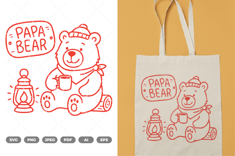 Bear Silhouette SVGs Image 11