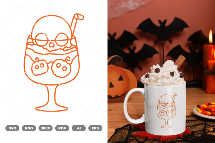 Halloween Drink SVG & Clipart