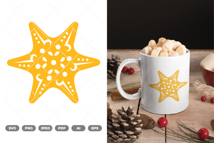 Christmas Star SVG & Clipart
