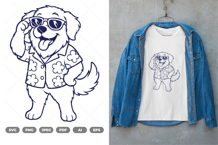 Cool Dog SVG & Clipart