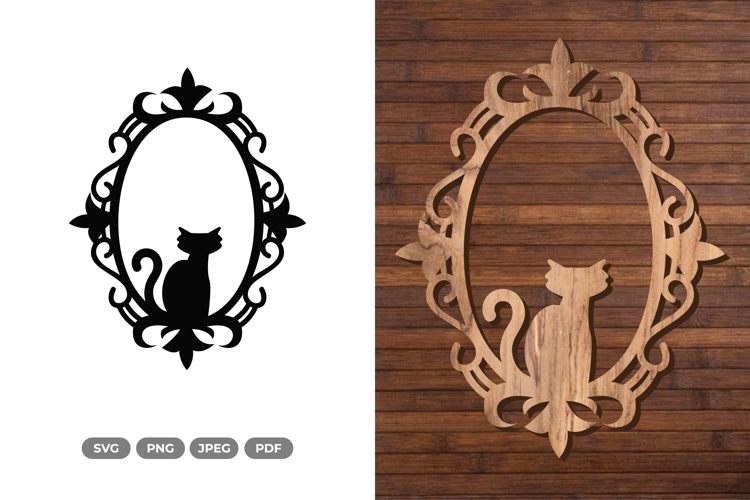 Halloween Frame SVG & Clipart - Cut Files