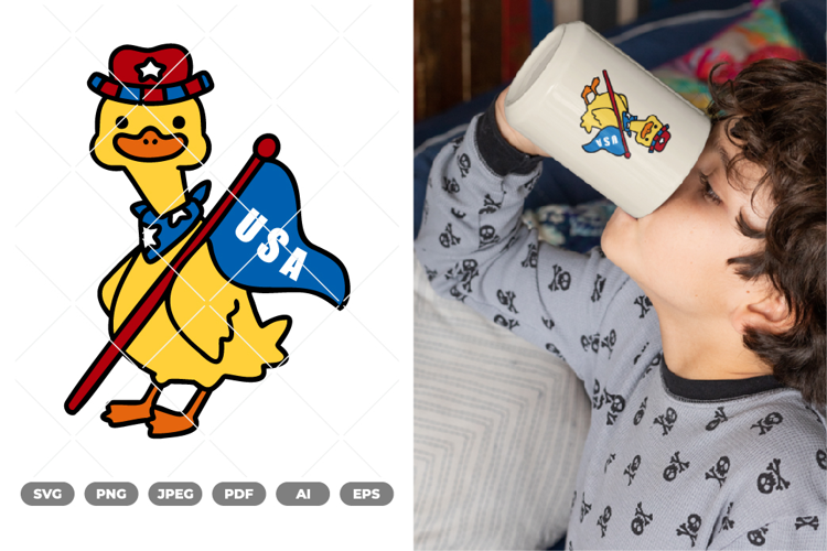 Duck Colored SVG & Clipart